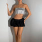 Camisole Tassel Top Metal Tube Top