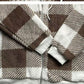 Sweater Hooded Plaid Plush All-matching