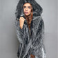 Loose Trendy Mid-length Fur Coat