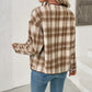 Women's Plaid Jacket Casual Plaid Cardigan