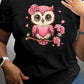European And American Valentine's Day Love Round Neck Women's Top