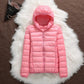 Lightweight Down Jacket Women's Hooded Short Slim-fit Lightweight Jacket