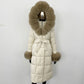 Thickened Long Section White Goose Down Slim Fit Women's Coat