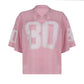 Street Tide Brand Digital Printing Loose V-neck Short Sleeve