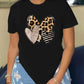 European And American Valentine's Day Love Round Neck Women's Top