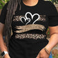 European And American Valentine's Day Love Round Neck Women's Top