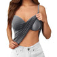 Women's Beauty Back Wireless One-piece Padded Strap Vest Bottoming Shirt