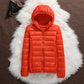 Lightweight Down Jacket Women's Hooded Short Slim-fit Lightweight Jacket