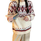 Loose Retro Idle Style Pullover Knitted Top