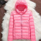 Lightweight Down Jacket Women's Hooded Short Slim-fit Lightweight Jacket
