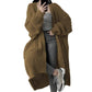 Idle Style Loose Thick Knitted Coat For Women