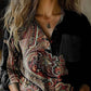 3D Digital Printing Women's Long-sleeved Blouse