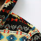 Printed Hooded Warm Plush Long Sleeve Coat