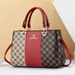 Trendy Colorblock Checkered Crossbody Bag