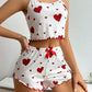 Love Print Pajama Set
