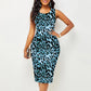 Chic Leopard Party Dress