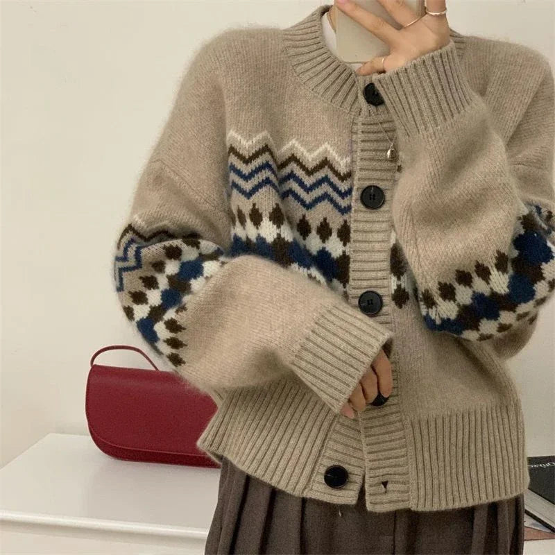 Autumn Cozy Knit Cardigan for Women