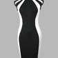 Summer Vintage Bodycon Midi Dress