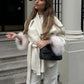 Chic Winter Faux Fur Coat