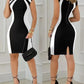 Summer Vintage Bodycon Midi Dress