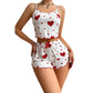 Love Print Pajama Set
