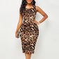 Chic Leopard Party Dress